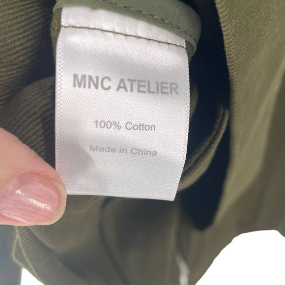 Nwt MNC ATELIER FLOWER BLOUSON JACKET IN OLIVE - Picture 7 of 9